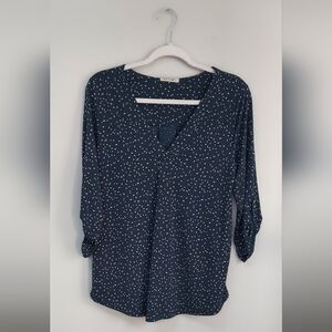 Beacon Roll Tab Knit Top